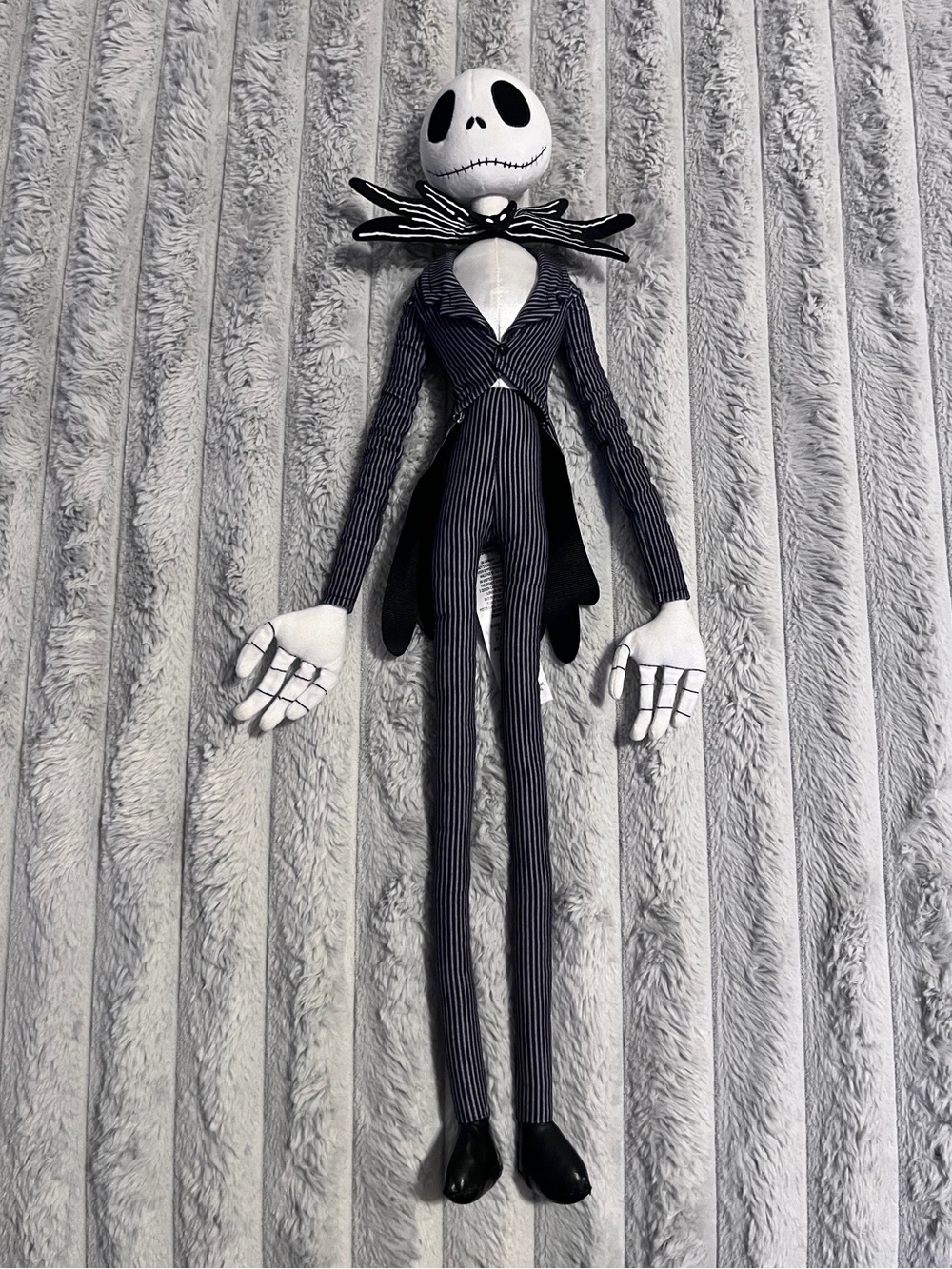 Jack Skellington The Nightmare Before Christmas Disney 26” Plush Toy EUC